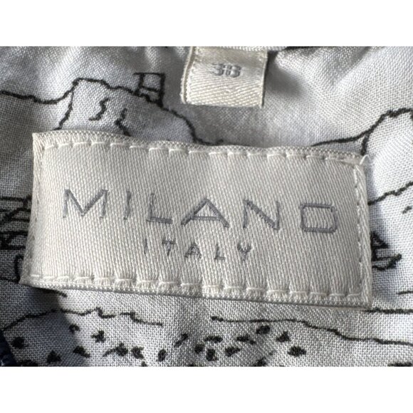 Milano made in ITALY, Women Blouse long sleeve, Size 38, Nautical print - Picture 13 of 13